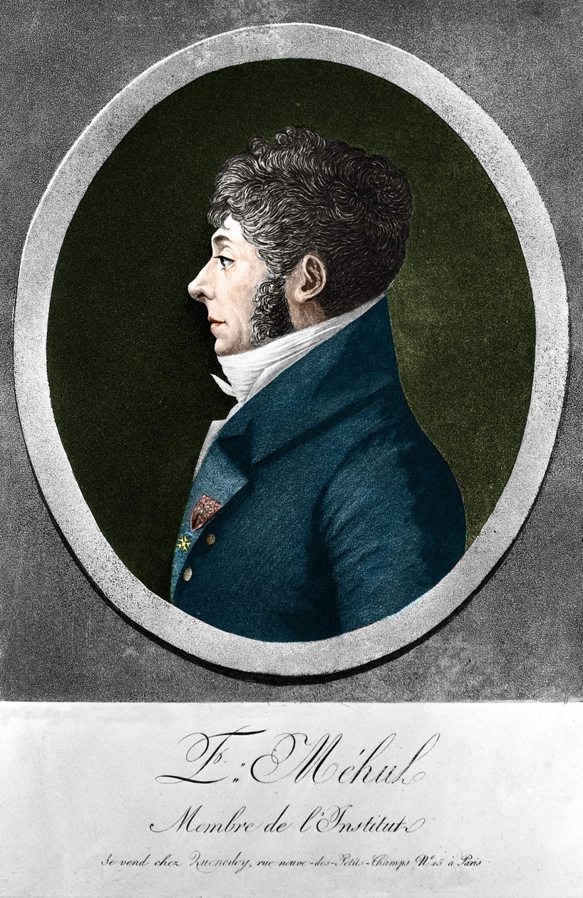 Etienne Mehul , francouzský skladatel a varhaník (1763-1817). od Unknown artist