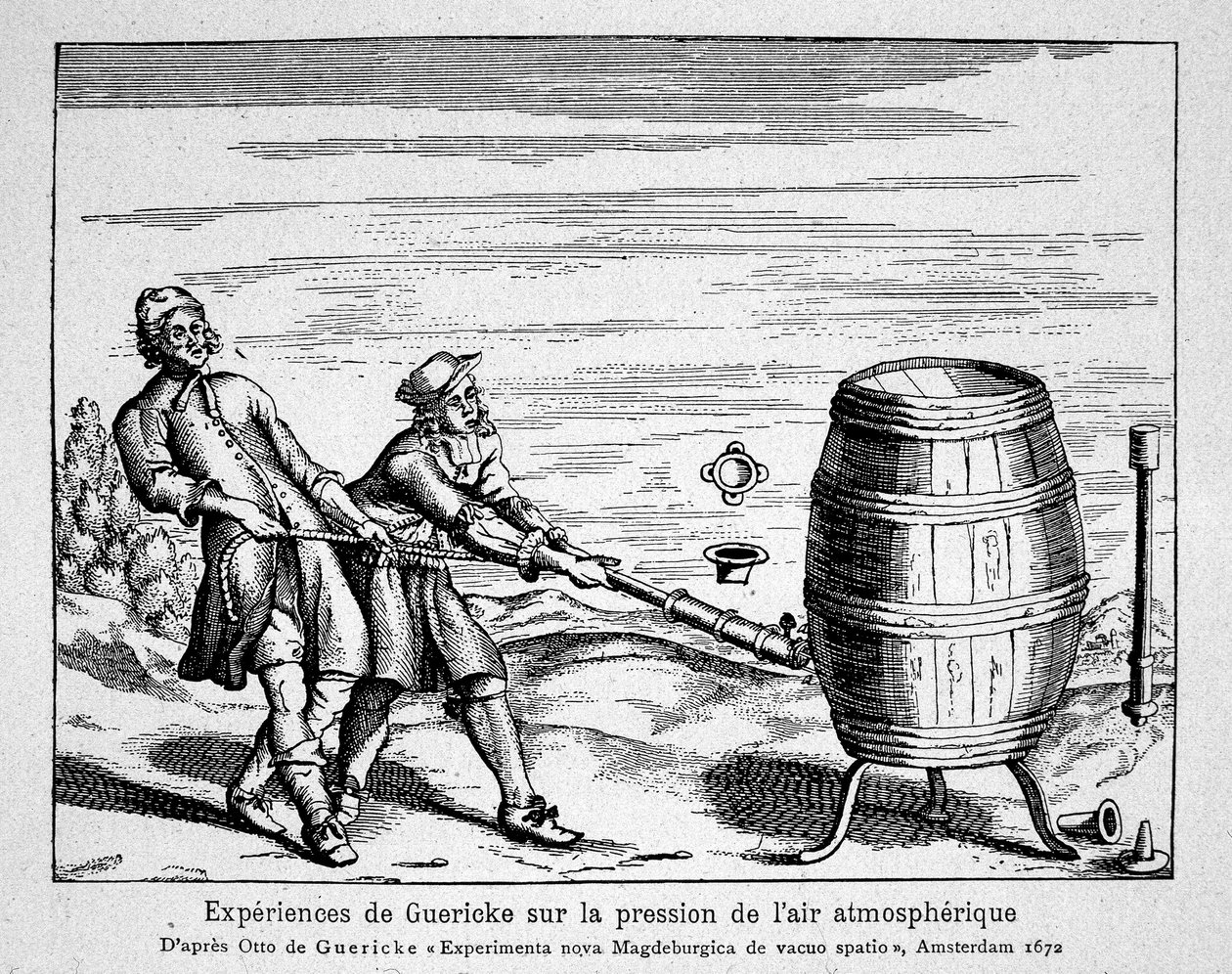 Experiment Otto von Guericke (Otto de Guericke od Unknown artist