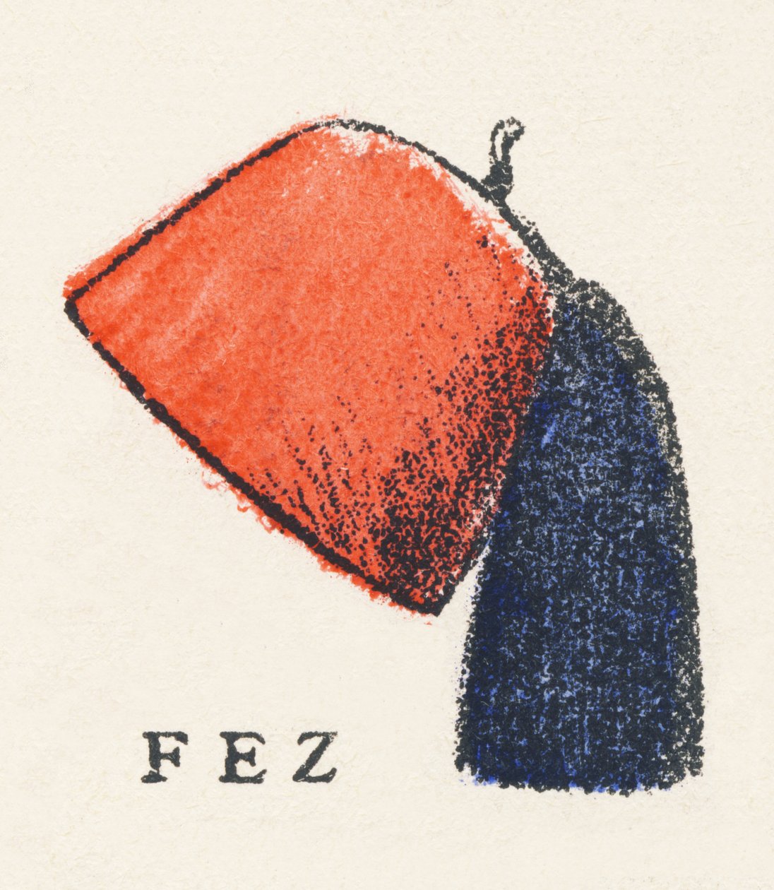 F: fez od Unknown artist