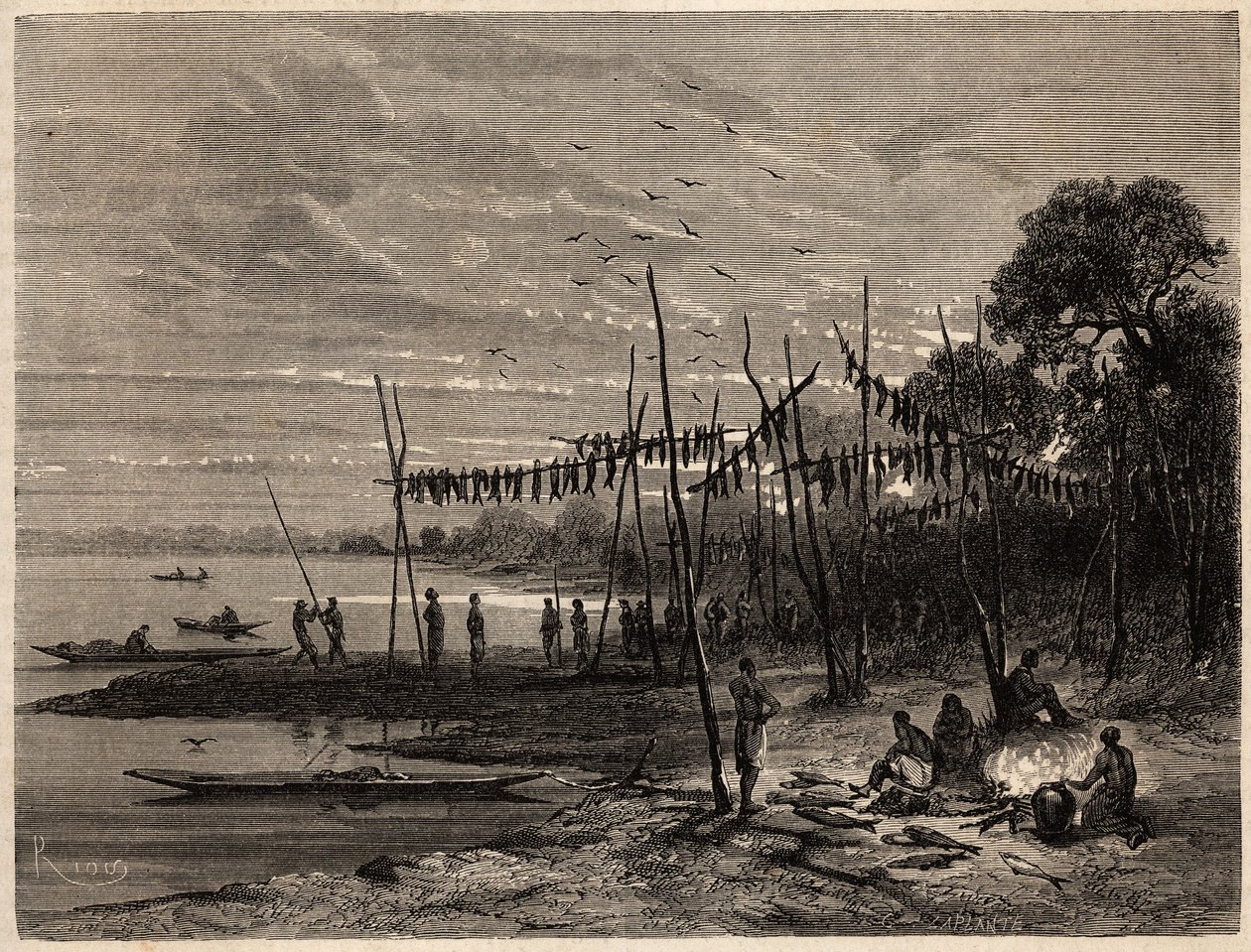 Feyturia na jezeře Cudajaz od Unknown artist