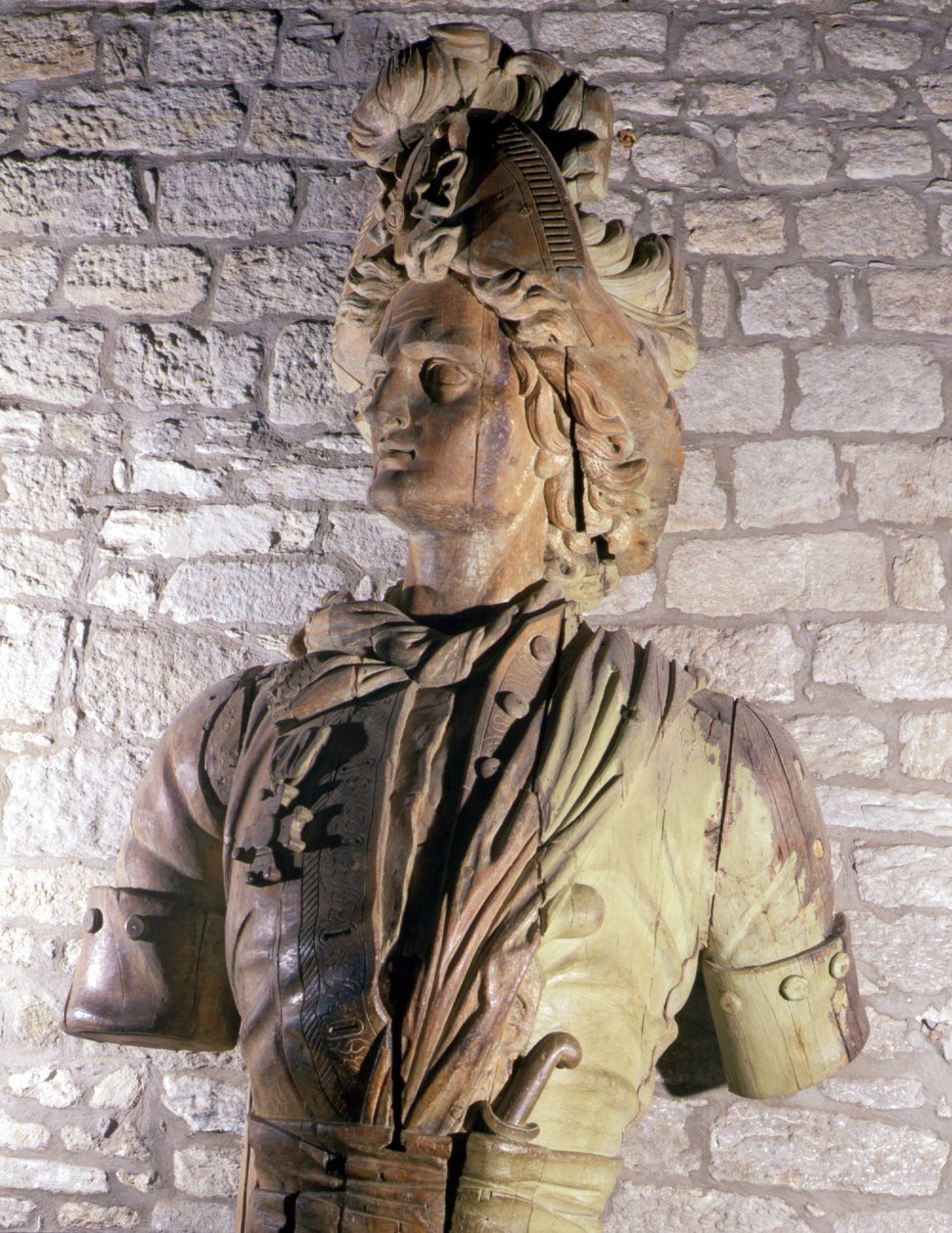 Figura lupičského luku ze 17. století zachovaná v muzeu Saint Malo. od Unknown artist