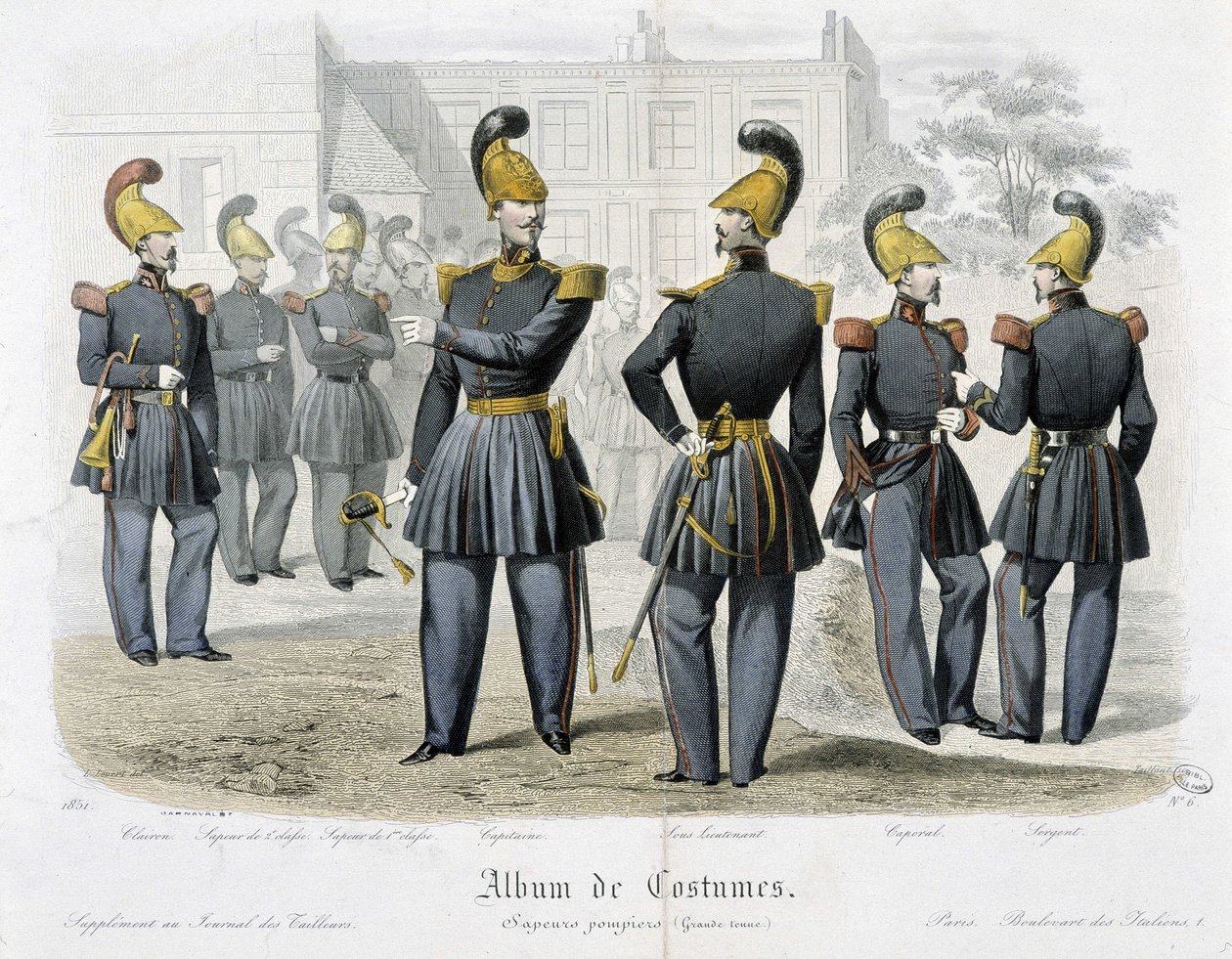Hasiči v uniformách - V ""Album kostýmů""" od Unknown artist