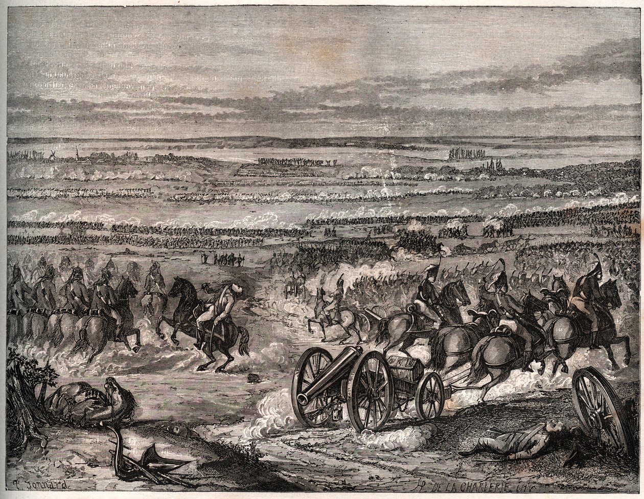 První koalice: bitva u La Favorite (Itálie), leden 1797, mezi francouzskými vojsky Napoleona a rakouskou armádou během prvního italského tažení (1796-1797) - bitva u La Favorite, Itálie, 25. Nivose, rok 5 (leden 1797). Zásnubní duri od Unknown artist