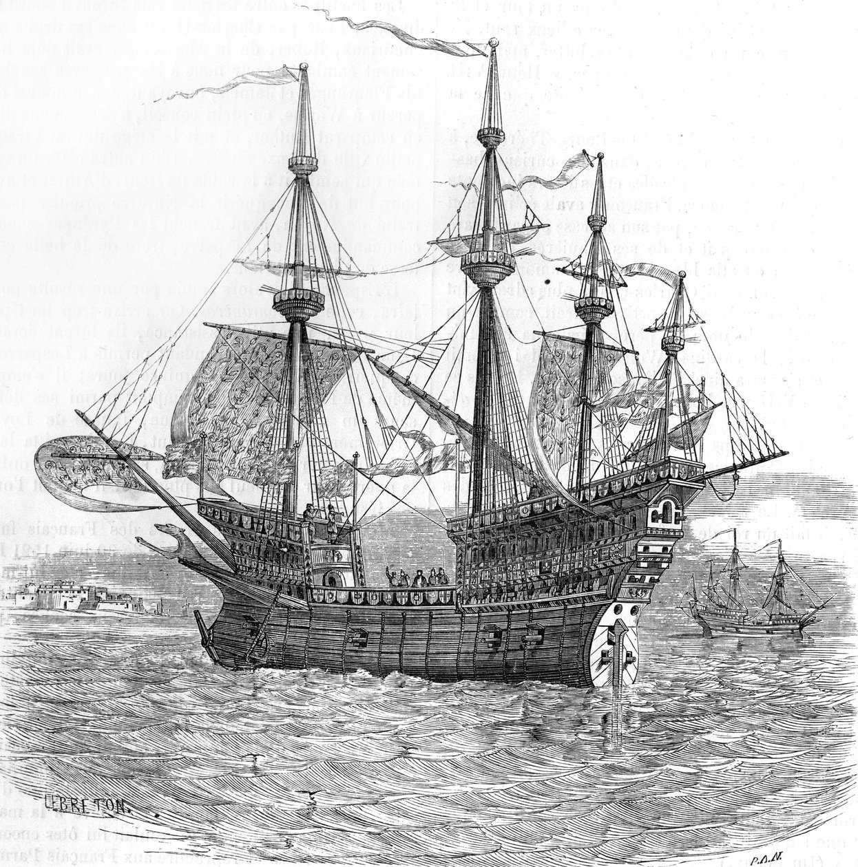 Flotila Jindřicha VIII od Unknown artist