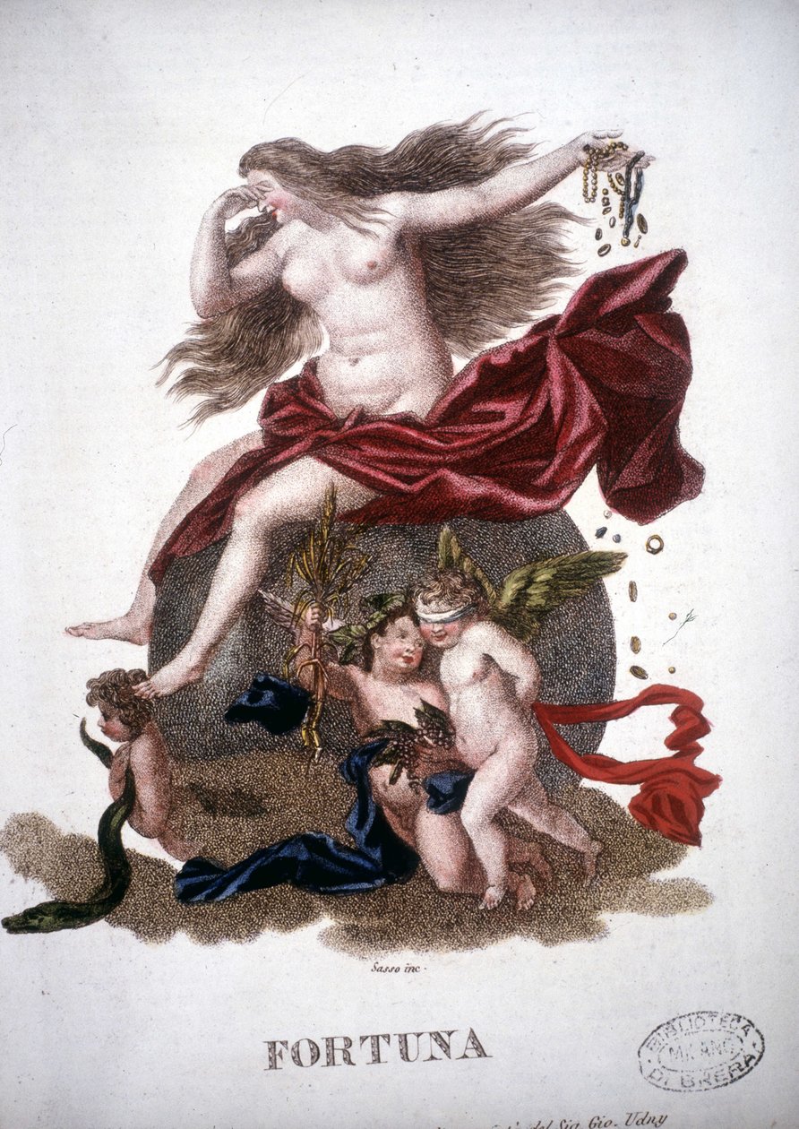 Fortuna (Fortune) - v mytologickém slovníku od Unknown artist