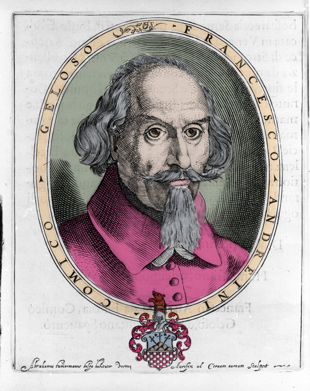 Francesco Andreini (asi 1548-1624) italský herec a dramatik Commedia dell