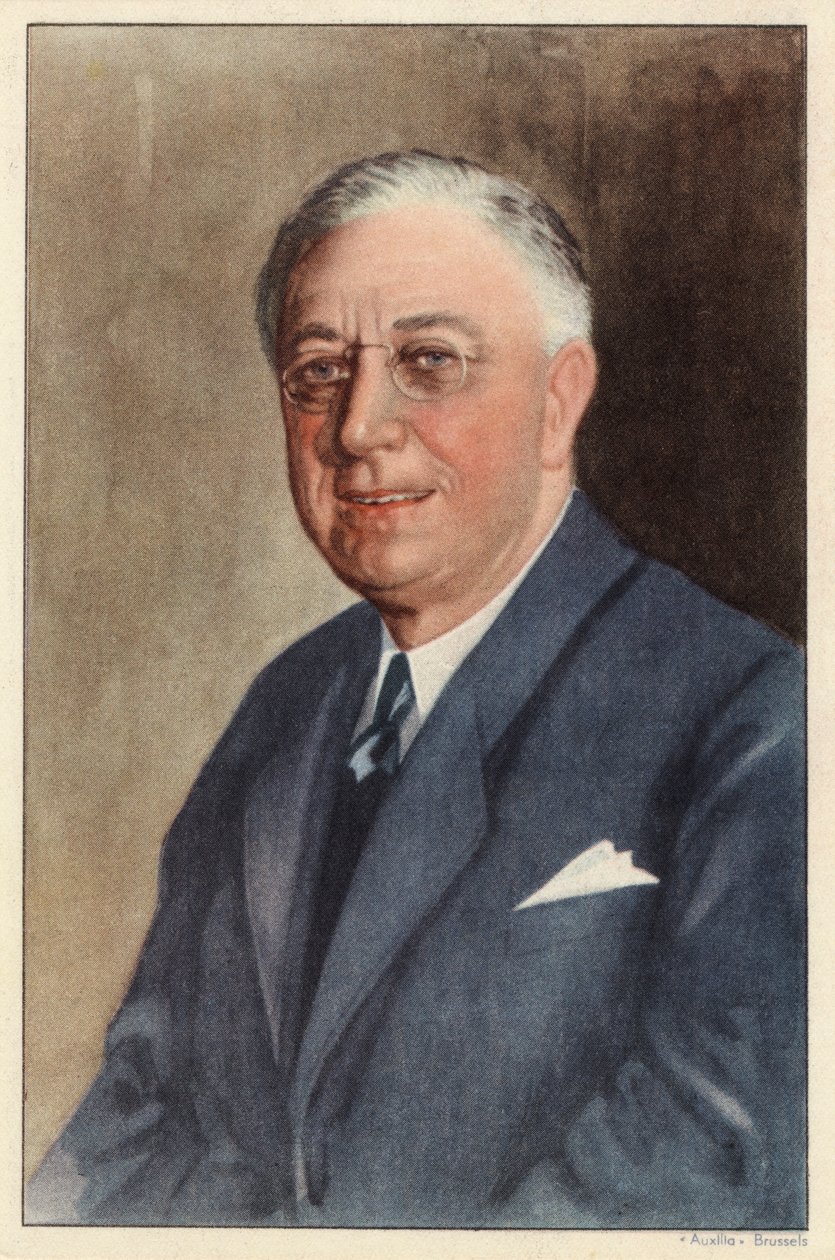 Franklin D. Roosevelt (ilustrace) od Unknown artist