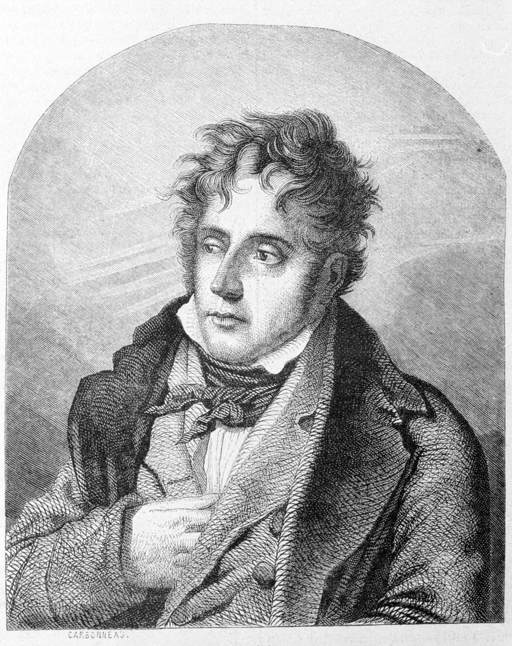 François René Chateaubriand (vikomt z) (1768 - 1848). od Unknown artist