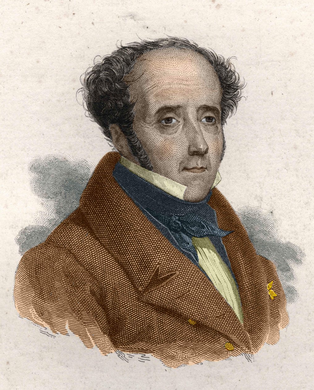 Francois René de Chateaubriand (Saint-Malo 1768 - Paříž 1848) od Unknown artist