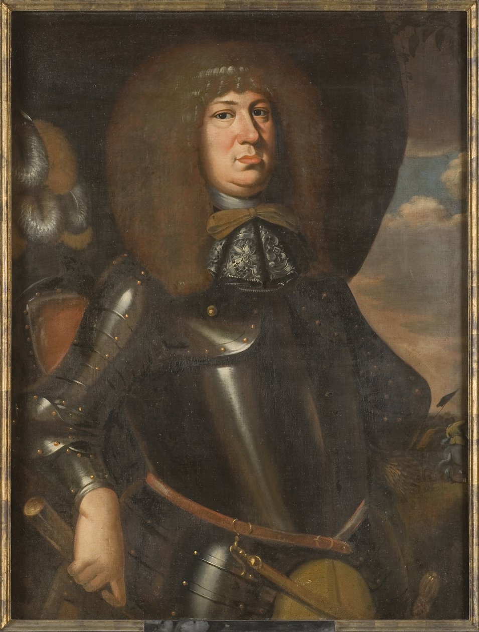 Frederic II de Hesse Hombourg - Portrét Landkrabe Fridricha II Hesse-Homburg (1633-1708), Anonym. Olej na plátně, 2. polovina 17. stol.. Rozměr : 107,5x83,5 cm. Národní muzeum Stockholm od Unknown artist