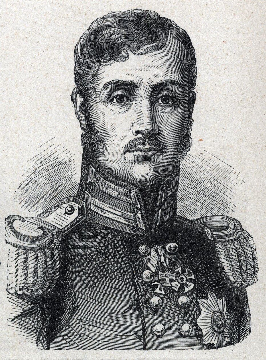 Pruský Fridrich Vilém III. - Portrét pruského krále Fridricha Viléma III. (1770-1840) od Unknown artist
