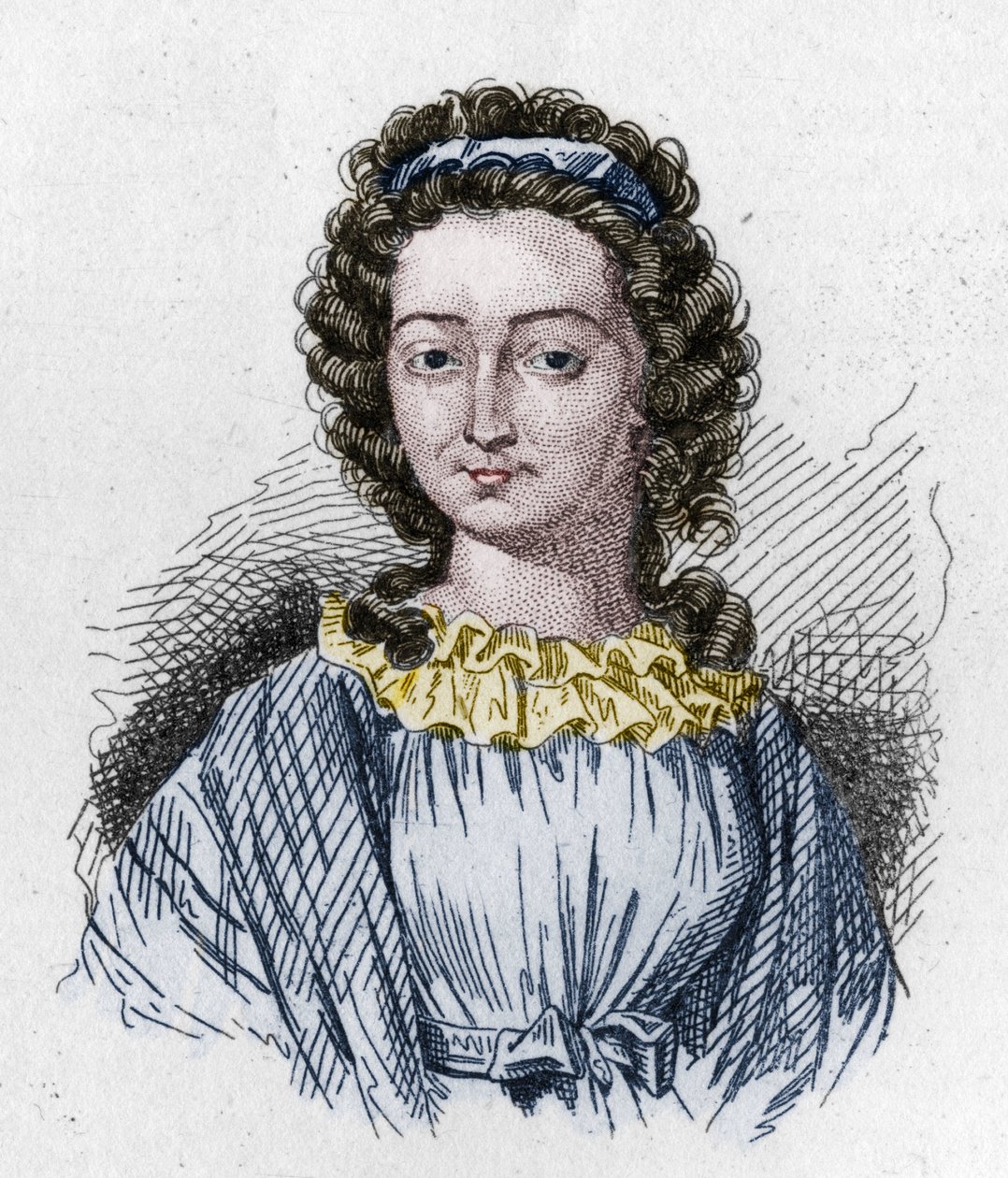 Francouzská revoluce 1789: Portrét Melle (Mademoiselle) (Marie) de Sombreuil (1774 1823), hrdinka revoluce. od Unknown artist