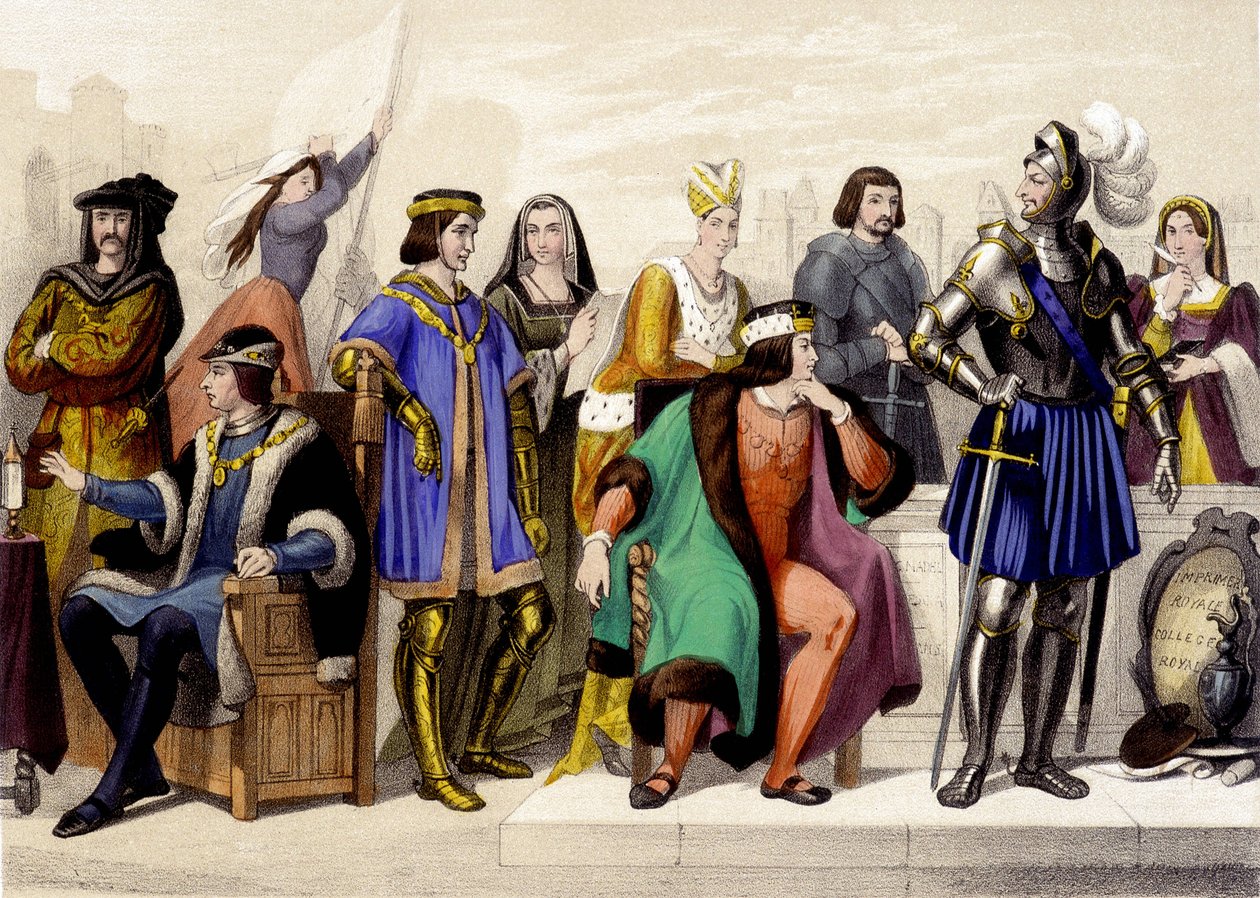 Od roku 1461 do roku 1515. Ludvík XI., Karel VIII., Ludvík XII. a Francois 1. od Unknown artist