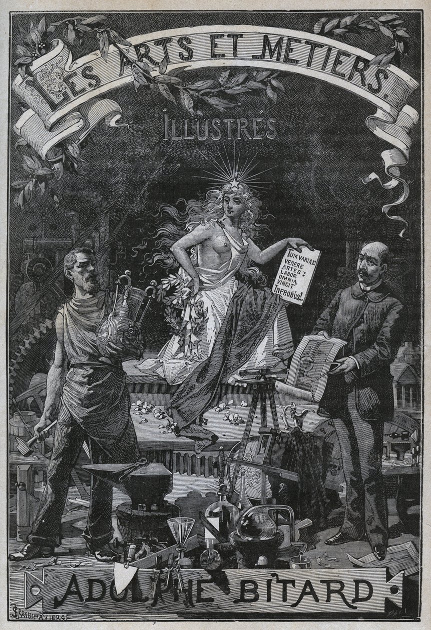Frontispis „Les arts et metiers illustres“ od Adolpha BITARDA. od Unknown artist