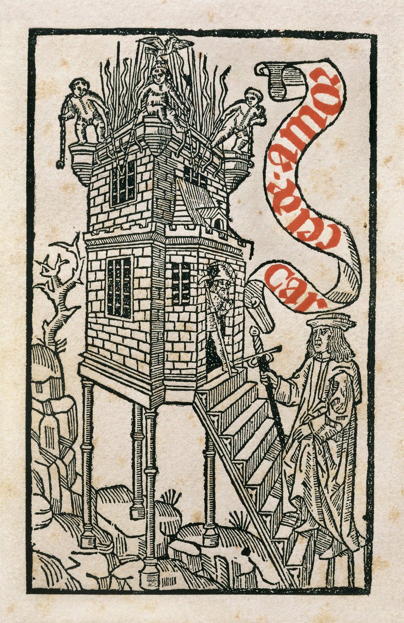 Frontispis Vězení lásky od Unknown artist