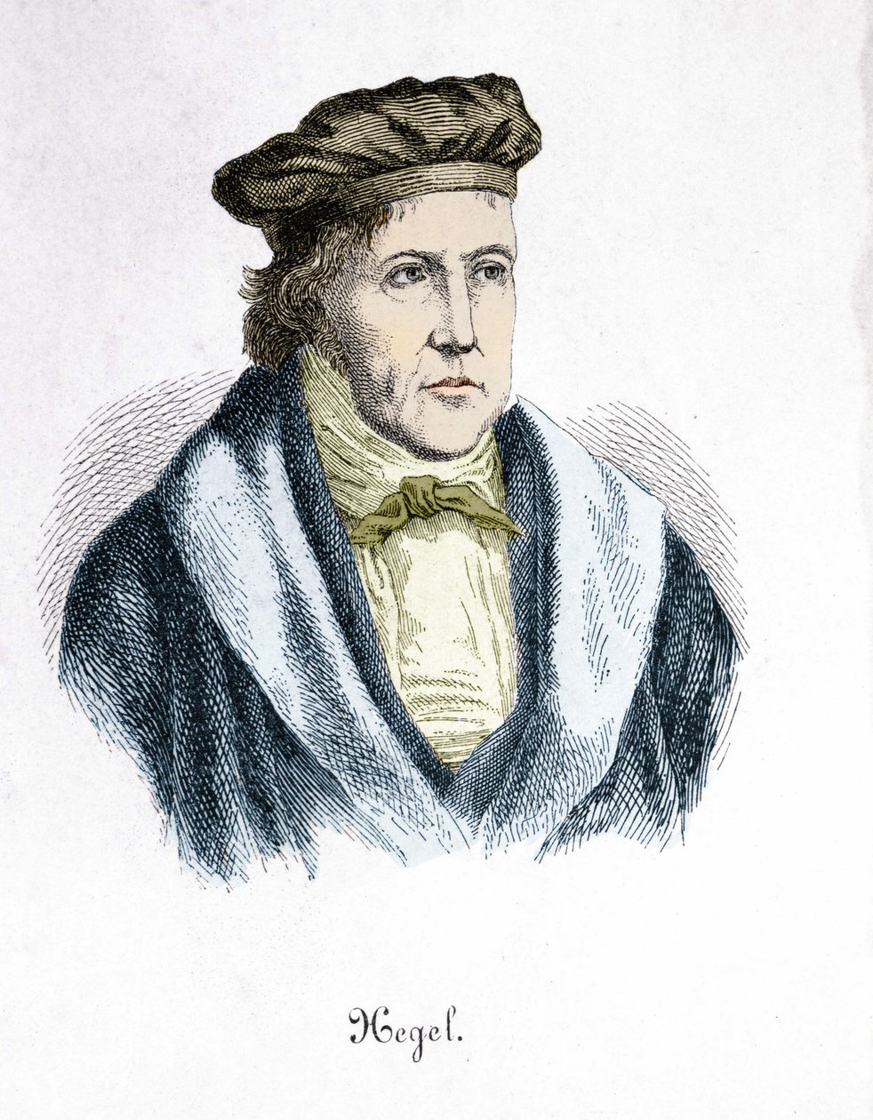 Georg Wilhelm Friedrich Hegel (1770 - 1831), německý filozof. od Unknown artist