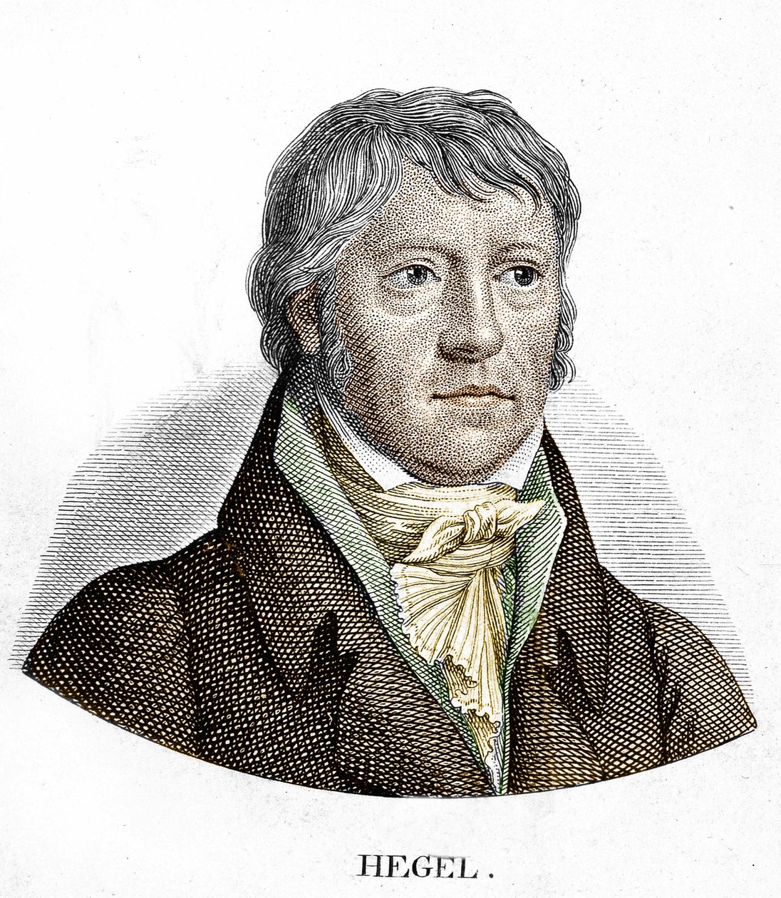 Georg Wilhelm Friedrich Hegel (1770 - 1831), německý filozof od Unknown artist