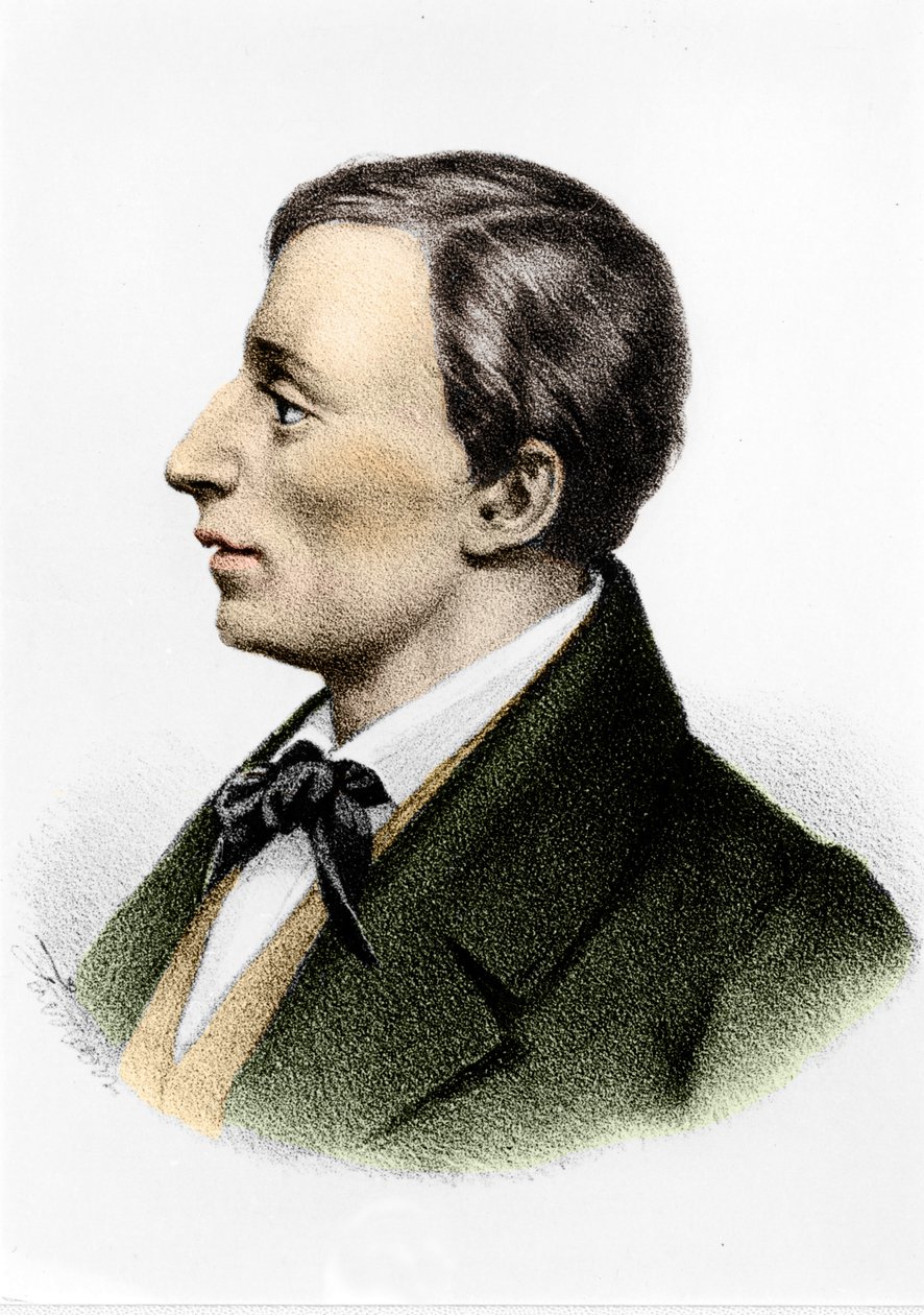Giacomo Leopardi (1798-1837) od Unknown artist