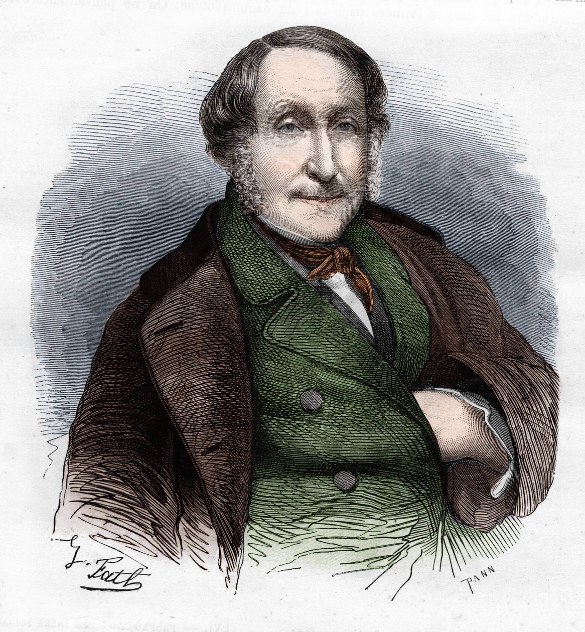 Gioacchino Rossini (1792-1868), italský skladatel od Unknown artist