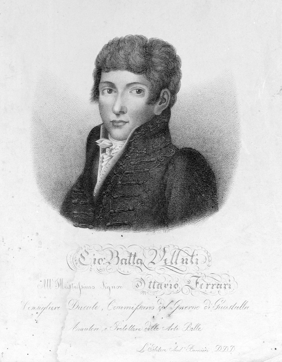 Giovanni Battista Velluti (1781-1861), poslední kastrační opera. od Unknown artist