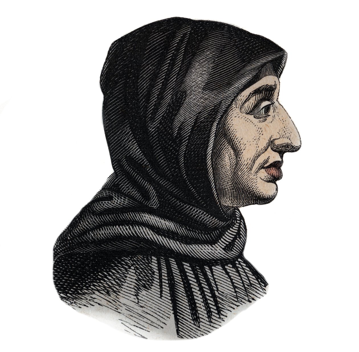 Girolamo Savonarola (1452-1498) italský dominikánský kněz a vůdce Florencie - Portrét Jeroma Savonarole (Girolamo Savonarola (1452-1498), italský dominikánský predikátor a reformátor od Unknown artist
