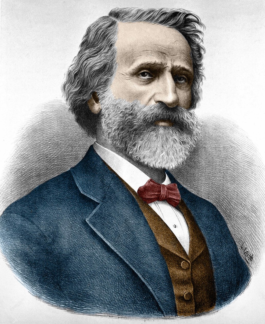 Giuseppe Verdi (1813-1901), italský skladatel. od Unknown artist