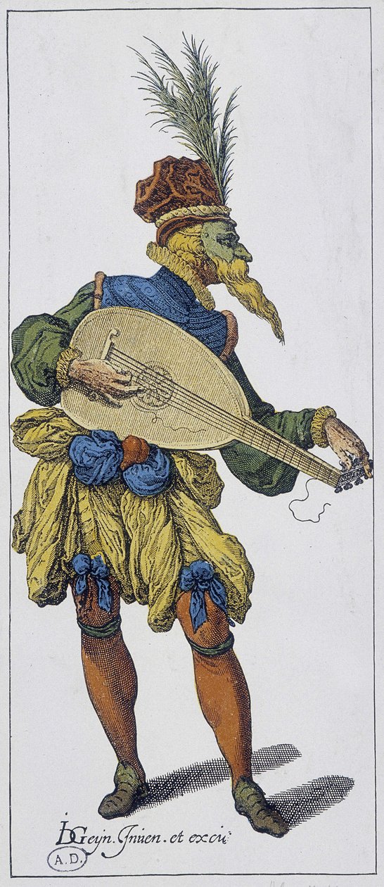Hráč na kytaru od Unknown artist