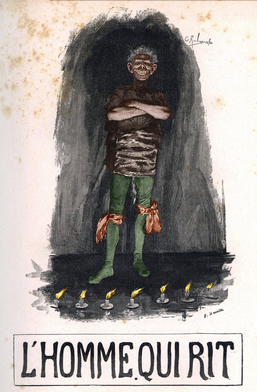 Gwynplaine, kryt. z „“muže, který se směje“ od Unknown artist