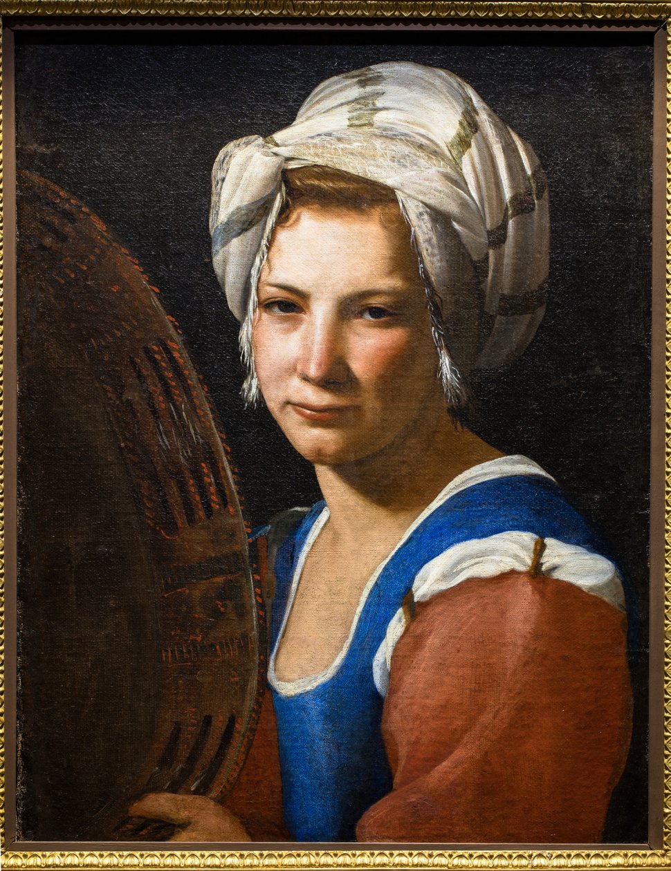 Cikánka s tamburínou od Unknown artist