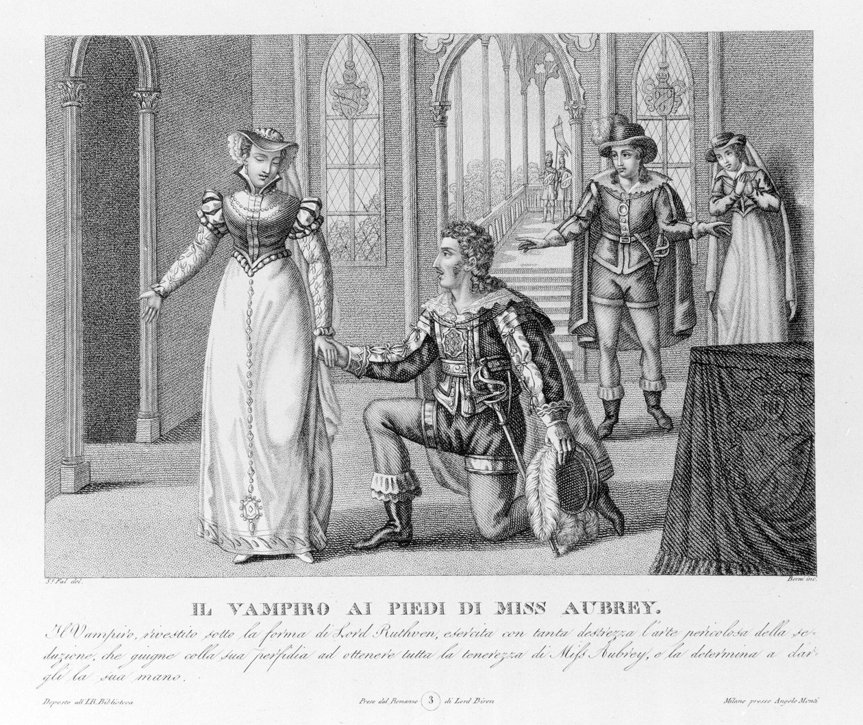 Nebeská pomsta – podle nového „“The Vampire““ připisovaná nejprve lordu Byronovi (1788-1824), anglickému básníkovi. pak jeho sekretářce Polidori. 1816. od Unknown artist