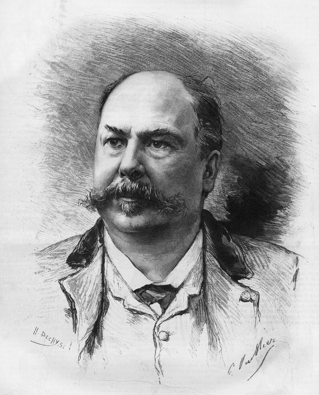 Henri (Henry) Meilhac (1831-1897), francouzský dramatik. od Unknown artist