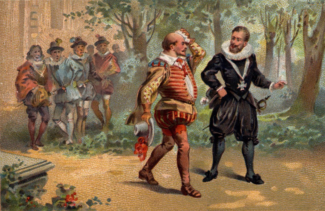 Jindřich IV. francouzský král a Jindřich Lotrinský, vévoda z Mayenne a Aiguillonu (1578-1621). od Unknown artist