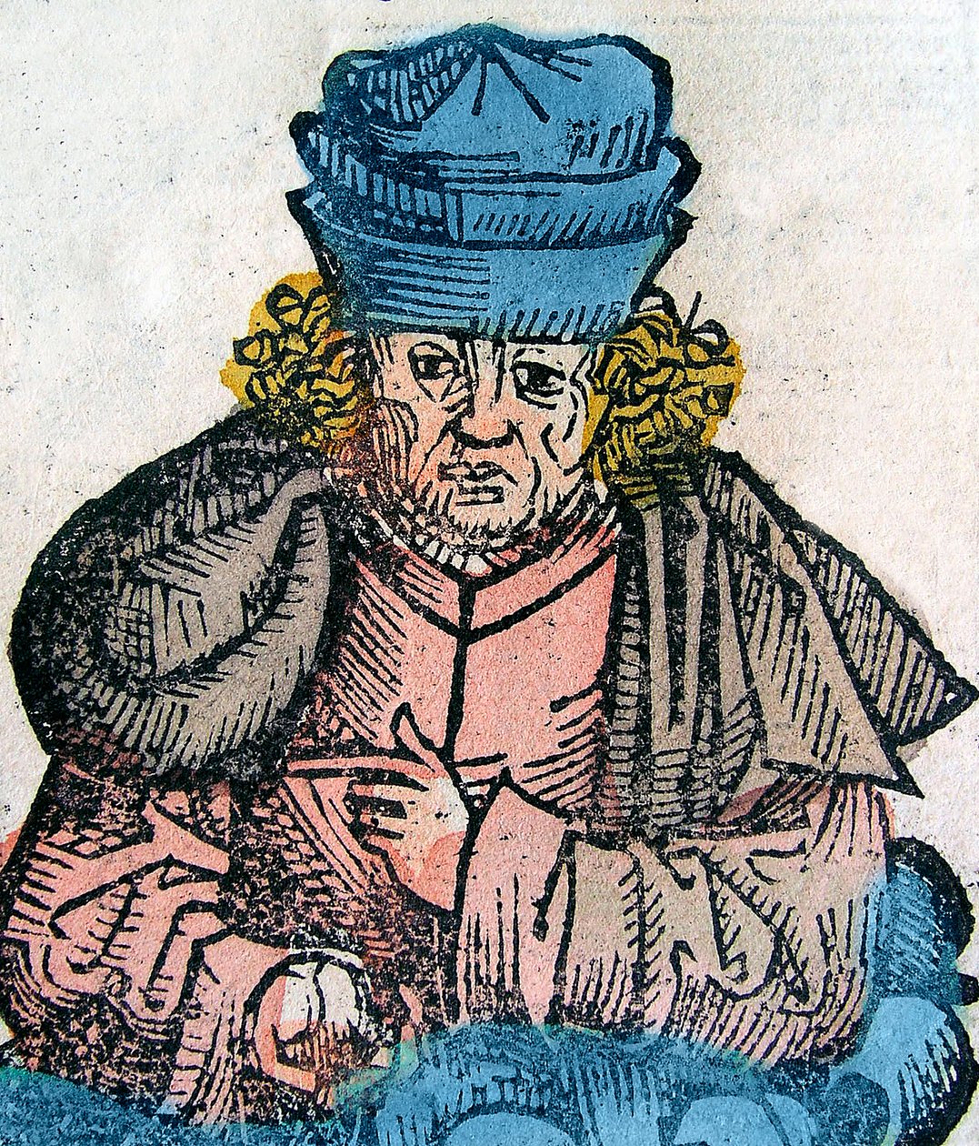 Herodote (Herodotos, 484-425 př. n. l.), řecký historik - HERODOTUS 490-425 př. n. l., řecký historik - dřevoryt z Norimberské kroniky od Unknown artist