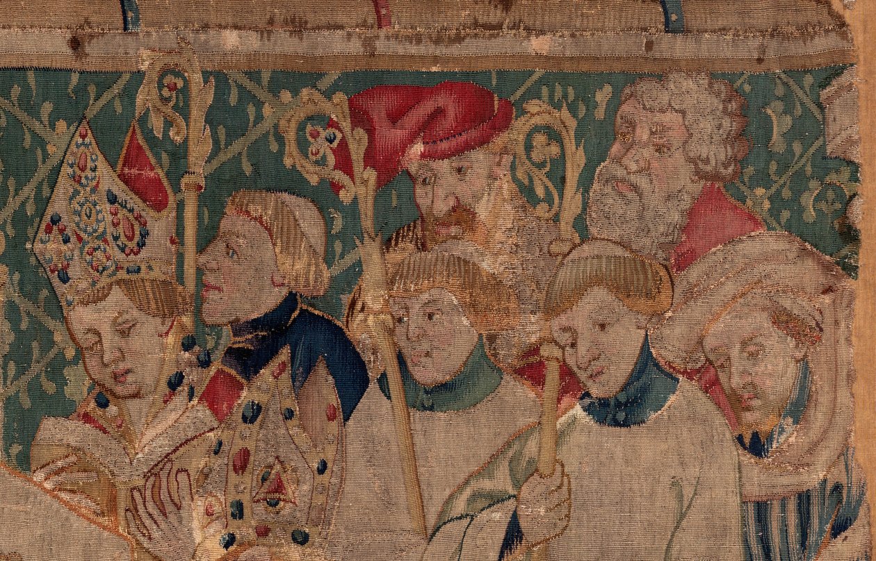 Historie Saint Piat a Saint Eleuthère, scéna 10: Saint Eleuthère je posvátný jako biskup (D