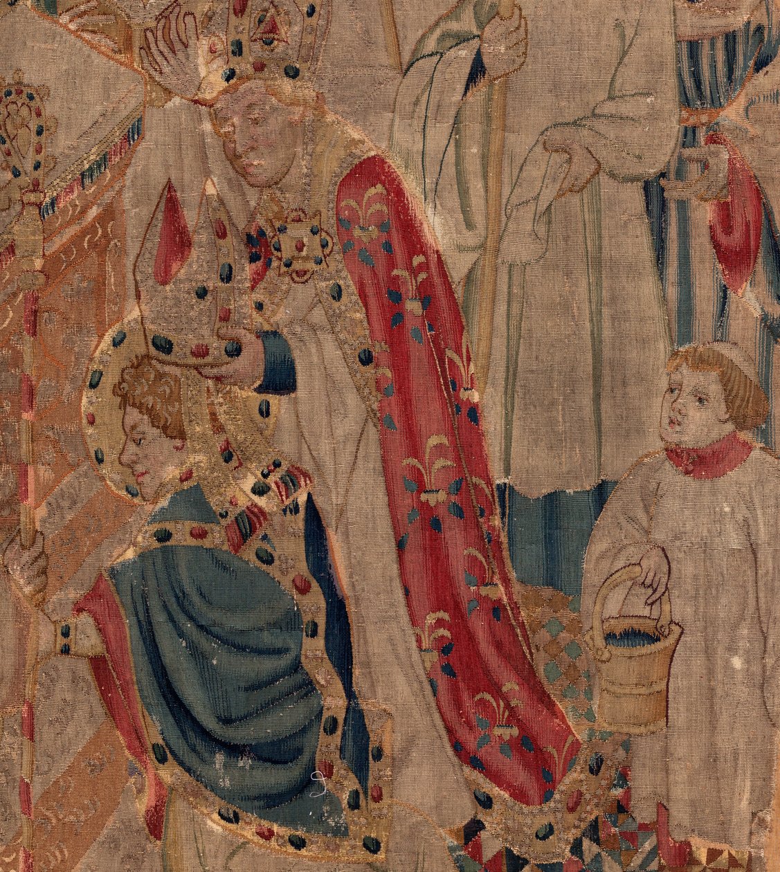 Historie Saint Piat a Saint Eleuthère, scéna 10: Saint Eleuthère je posvátný jako biskup (D