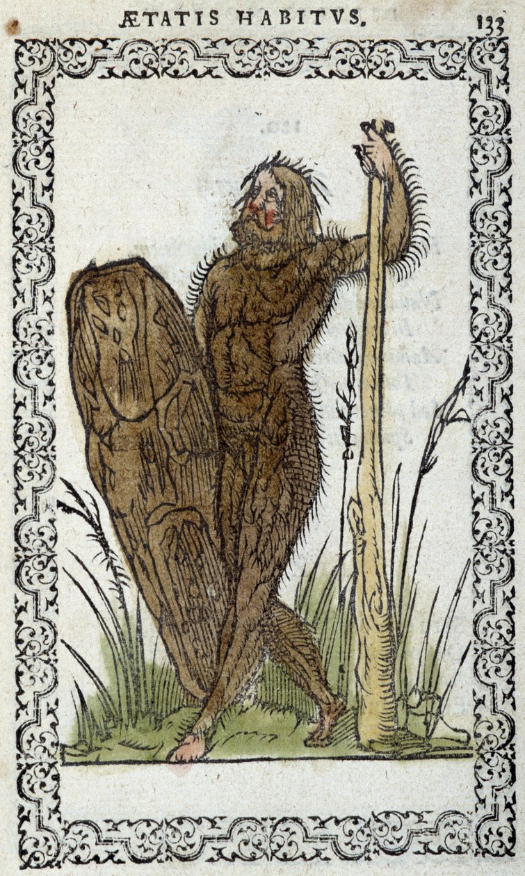 Homme sauvage – v „“Habits et effigies”” od Jeana Sluperiuse od Unknown artist