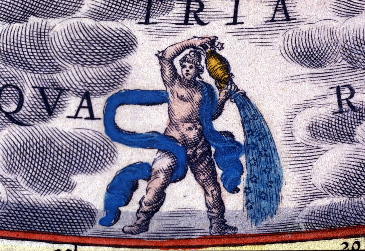 Horoskop: znamení zvěrokruhu, Vodnář. od Unknown artist