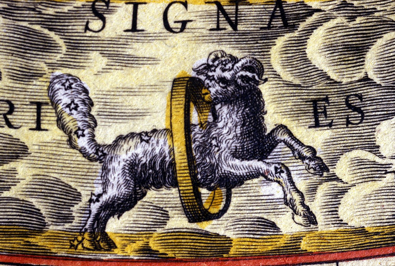 Horoskop: znamení zvěrokruhu, Beran. od Unknown artist