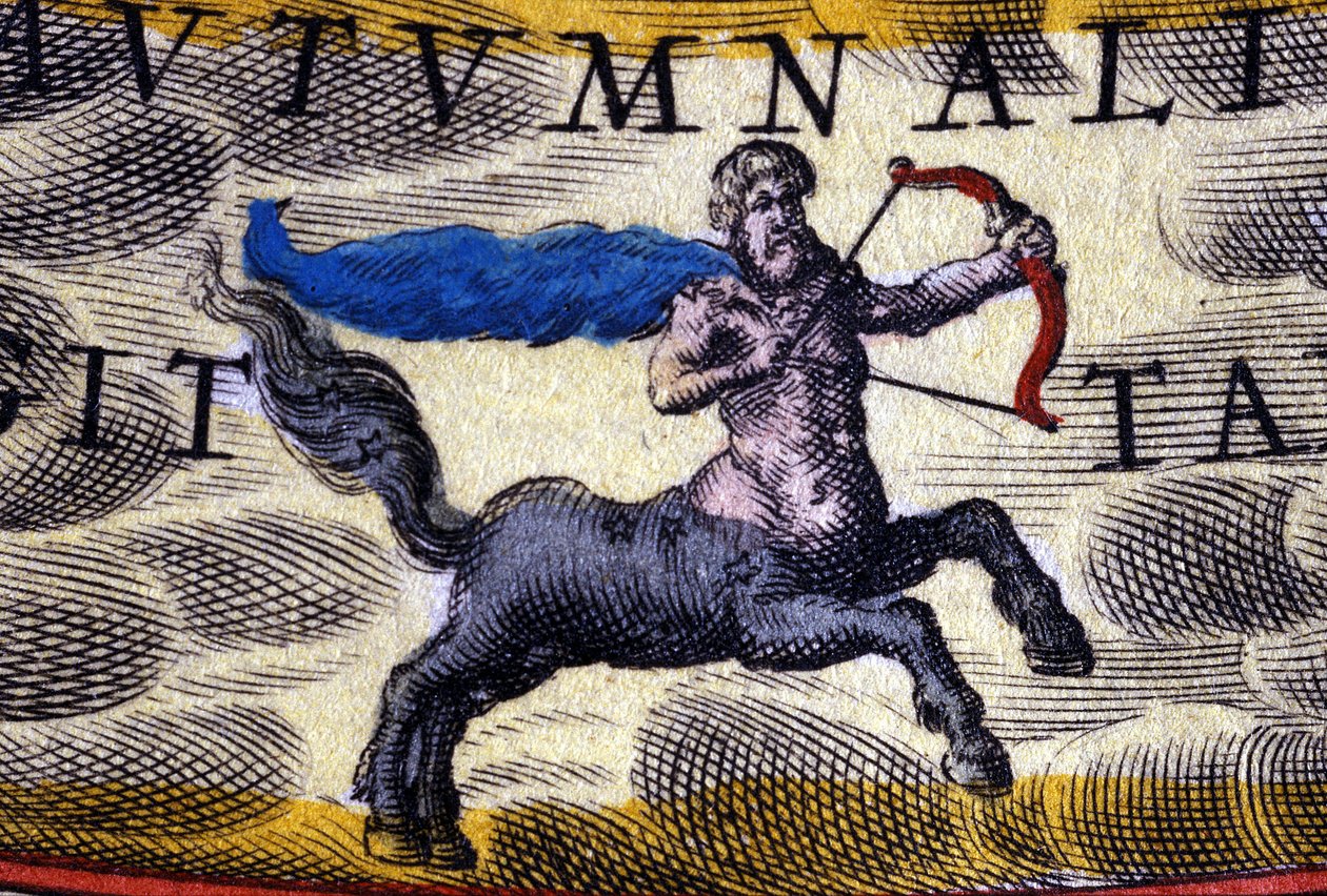 Horoskop: znamení zvěrokruhu, Střelec. od Unknown artist