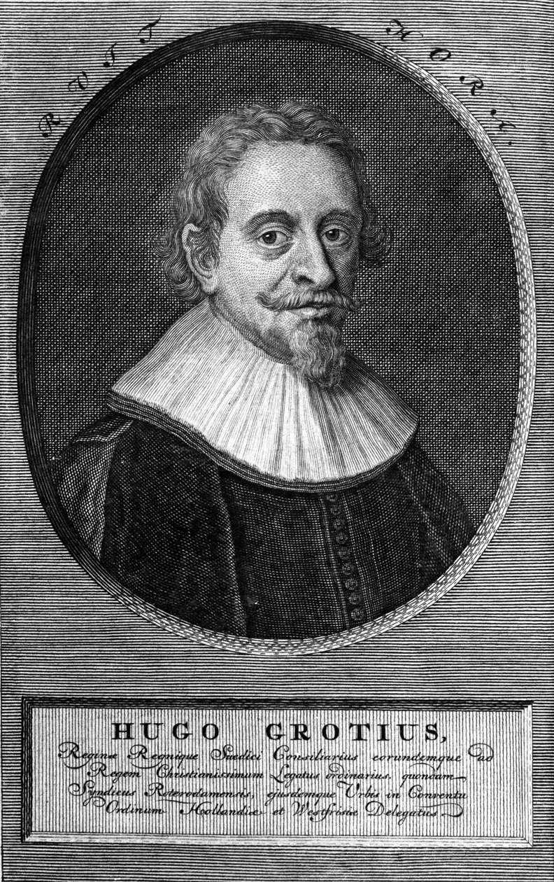 Hugo Grotius (1583-1645) (Huig de Groot), holandský právník a diplomat. od Unknown artist
