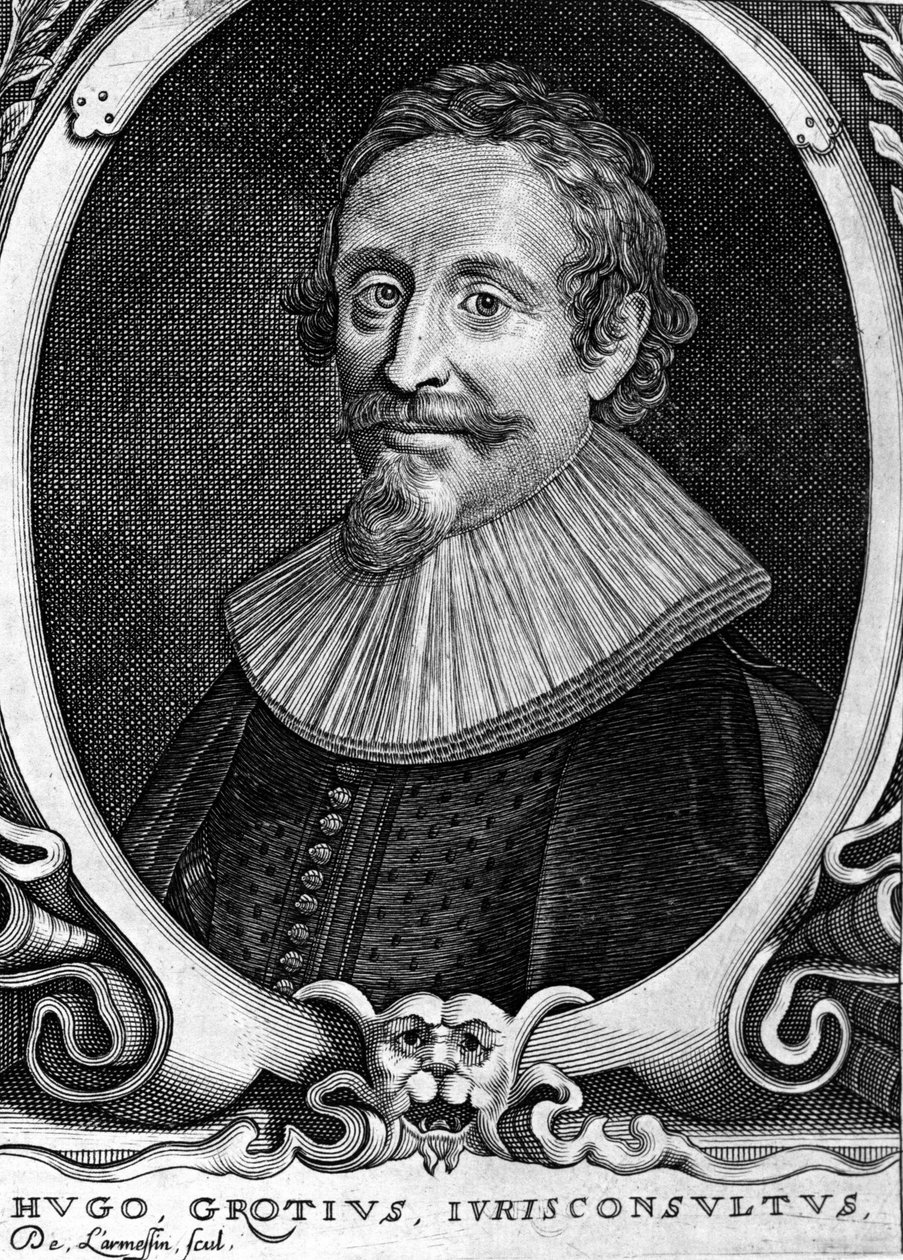 Hugo Grotius (1583-1645) (Huig de Groot), holandský právník a diplomat. od Unknown artist