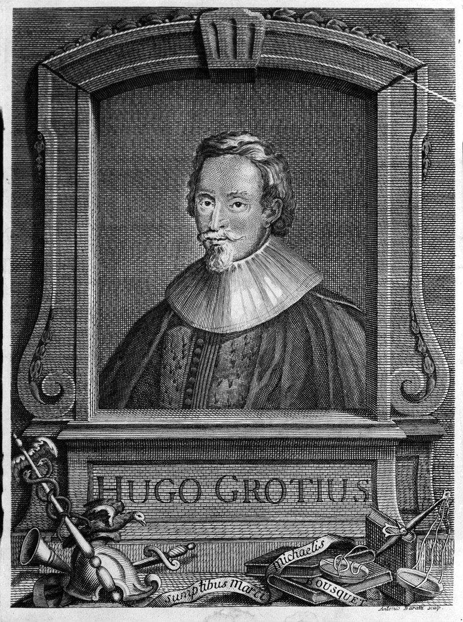 Hugo Grotius (1583-1645) (Huig de Groot), holandský právník a diplomat. od Unknown artist