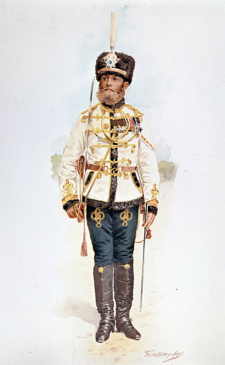 Hussard ruské gardy za Mikuláše II od Unknown artist