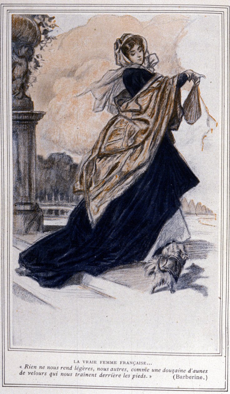 Ilustrace k divadelní hře "" Barberine "" vytvořené v roce 1835 Alfredem de Mussetem (1810 - 1857). od Unknown artist