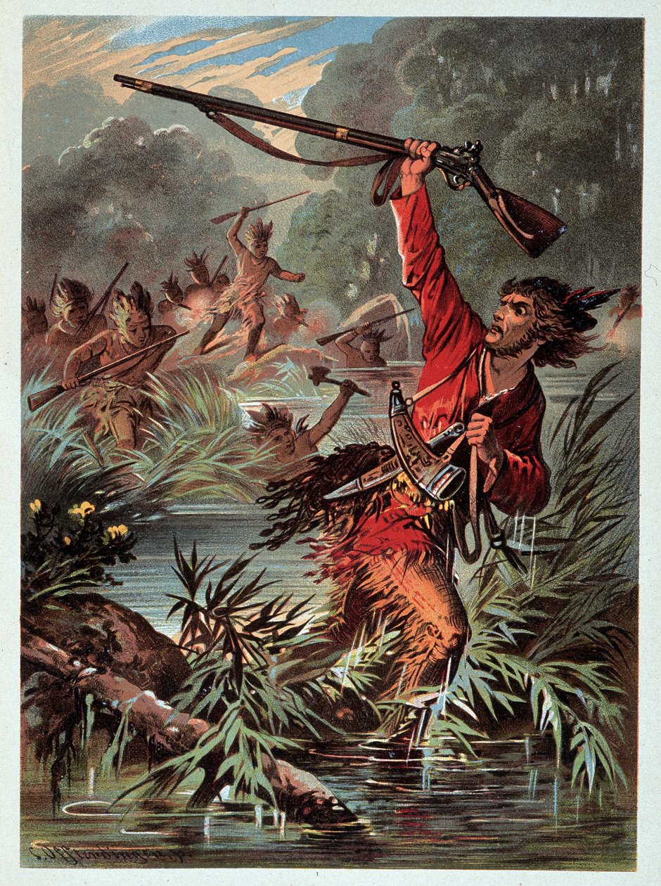 Ilustrace „“ Kožené punčochy“ od F. Coopera od Unknown artist