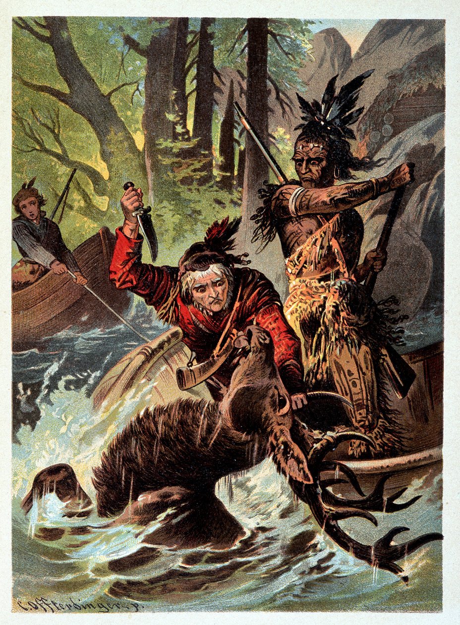 Ilustrace „“ Kožené punčochy“ od F. Coopera od Unknown artist