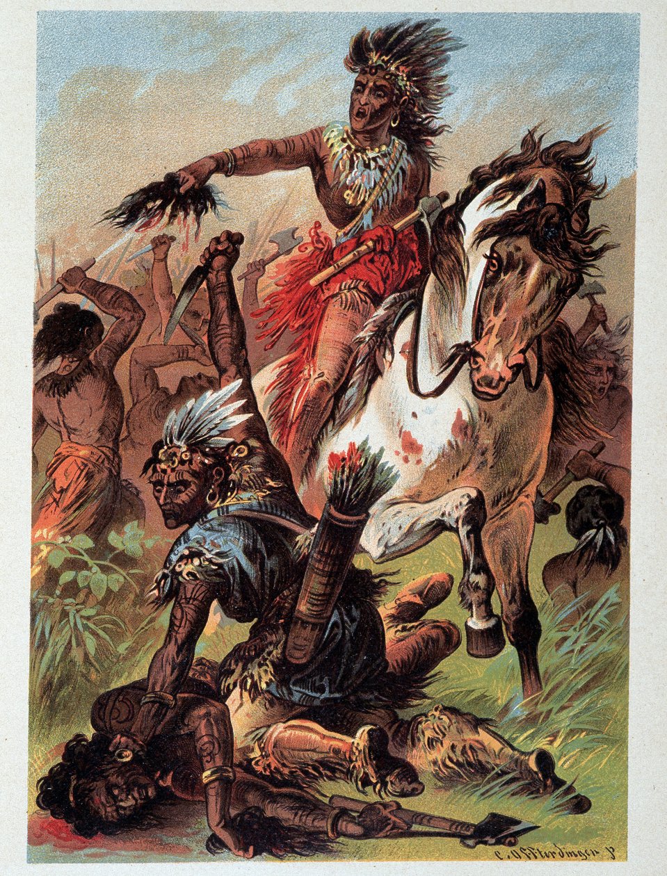 Ilustrace "" Kožené punčochy" od F. Coopera od Unknown artist