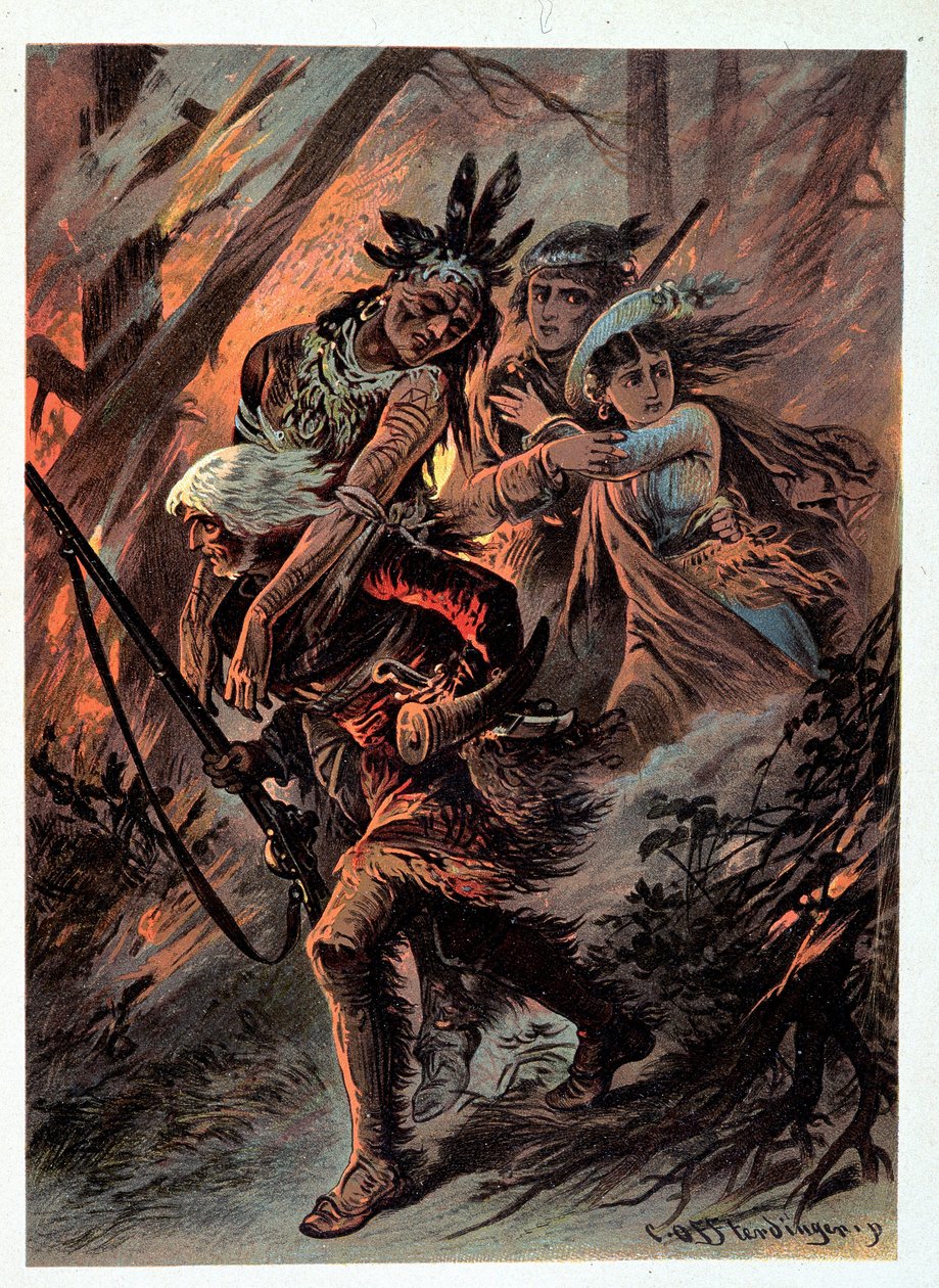 Ilustrace "" Kožené punčochy" od F. Coopera od Unknown artist
