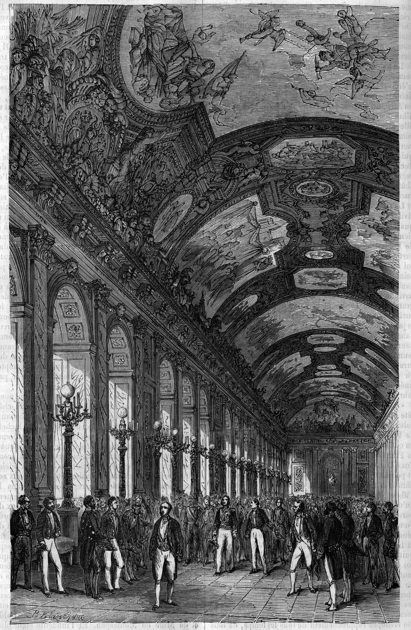 Slavnostní otevření Musee de Versailles 10. června od Unknown artist