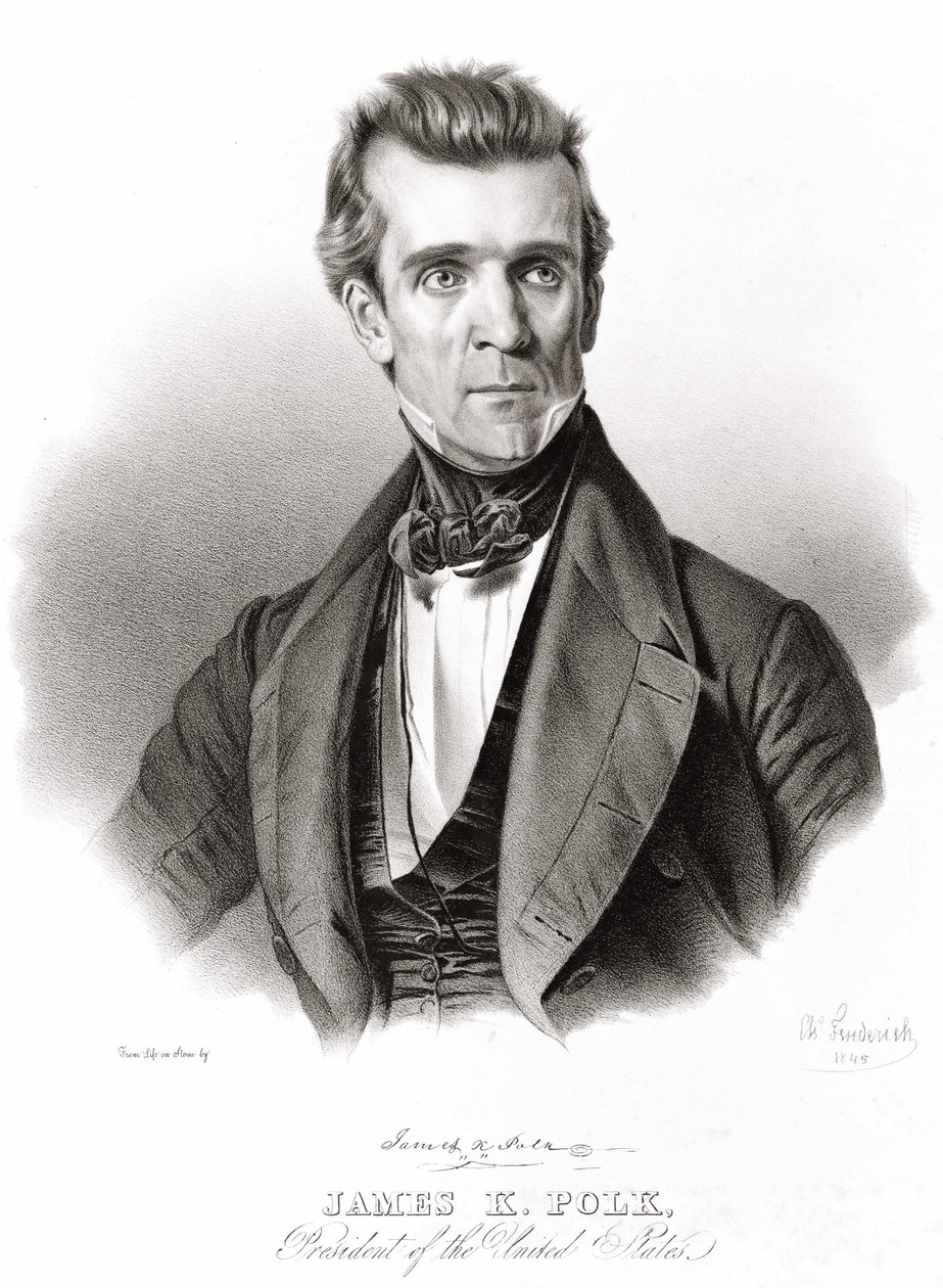 James K. Polk, prezident Spojených států amerických od Unknown artist